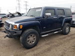 2007 Hummer H3  Blue vin: 5GTDN13E278137249