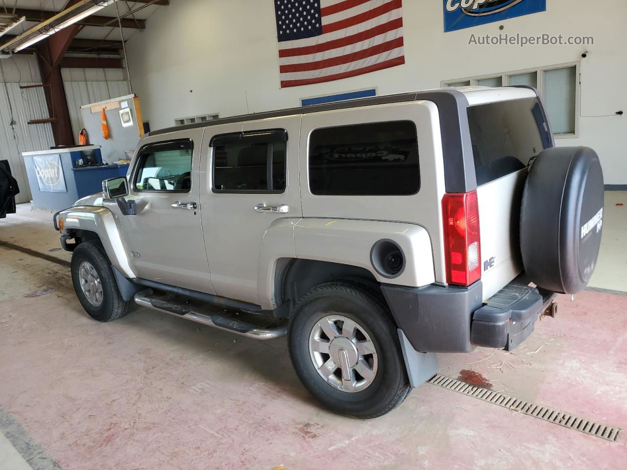 2007 Hummer H3  Tan vin: 5GTDN13E278148641