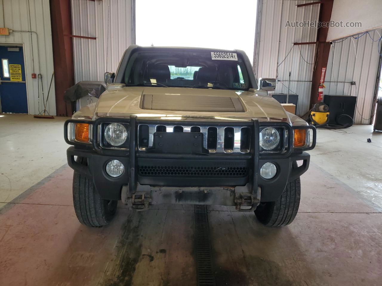 2007 Hummer H3  Tan vin: 5GTDN13E278148641