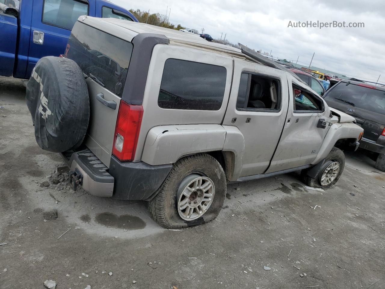 2007 Hummer H3  Tan vin: 5GTDN13E278149210