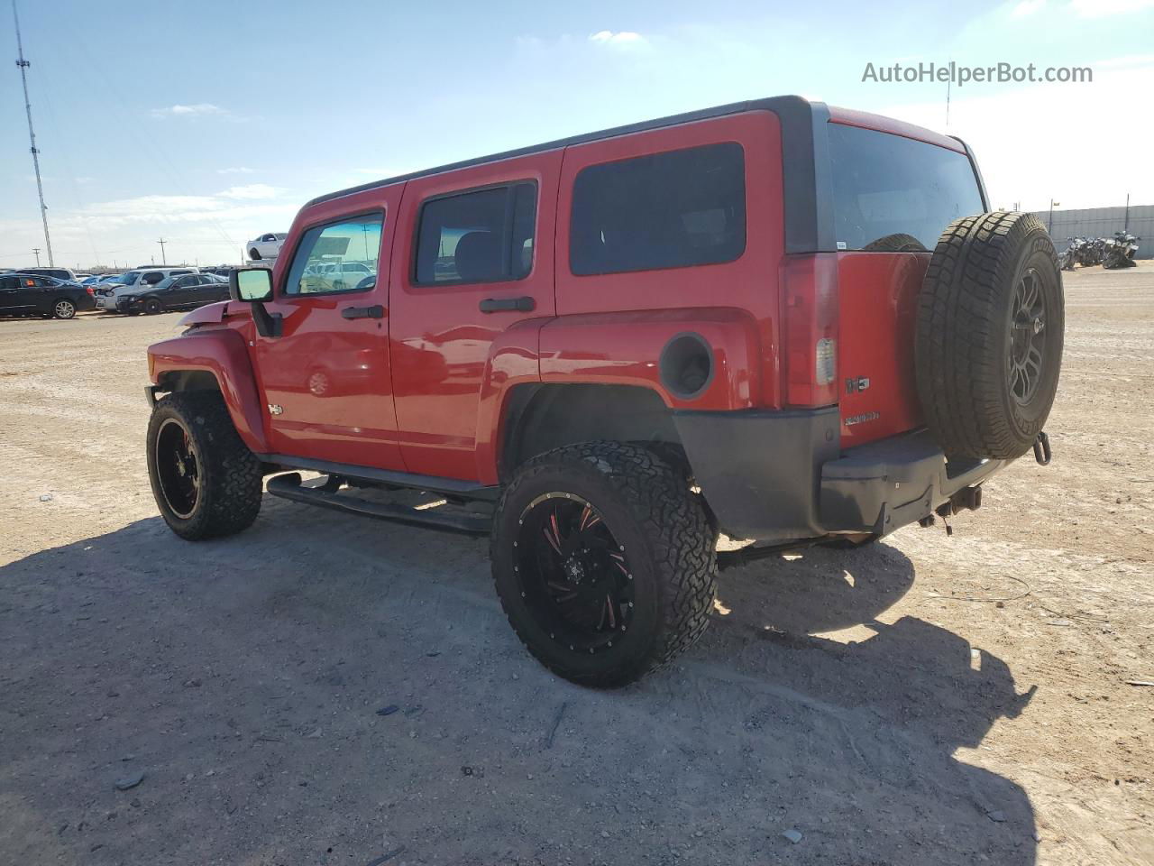 2007 Hummer H3  Красный vin: 5GTDN13E278169201