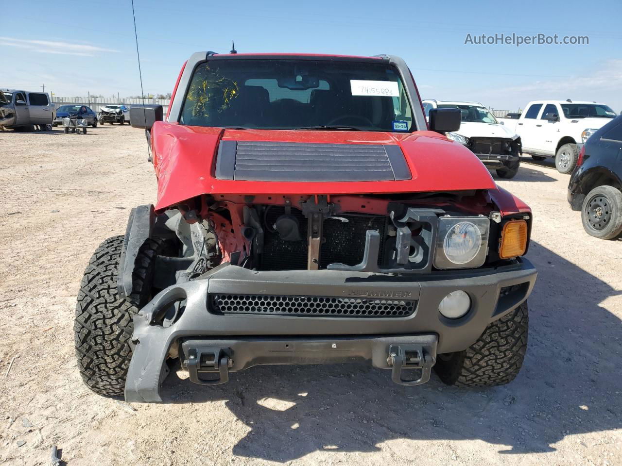 2007 Hummer H3  Red vin: 5GTDN13E278169201