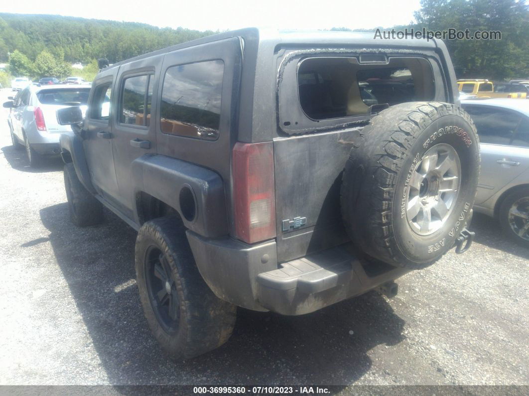 2007 Hummer H3 Suv Серый vin: 5GTDN13E278177363