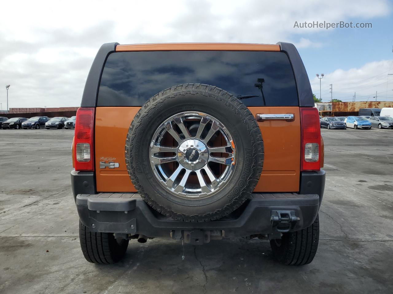 2007 Hummer H3  Orange vin: 5GTDN13E278186189