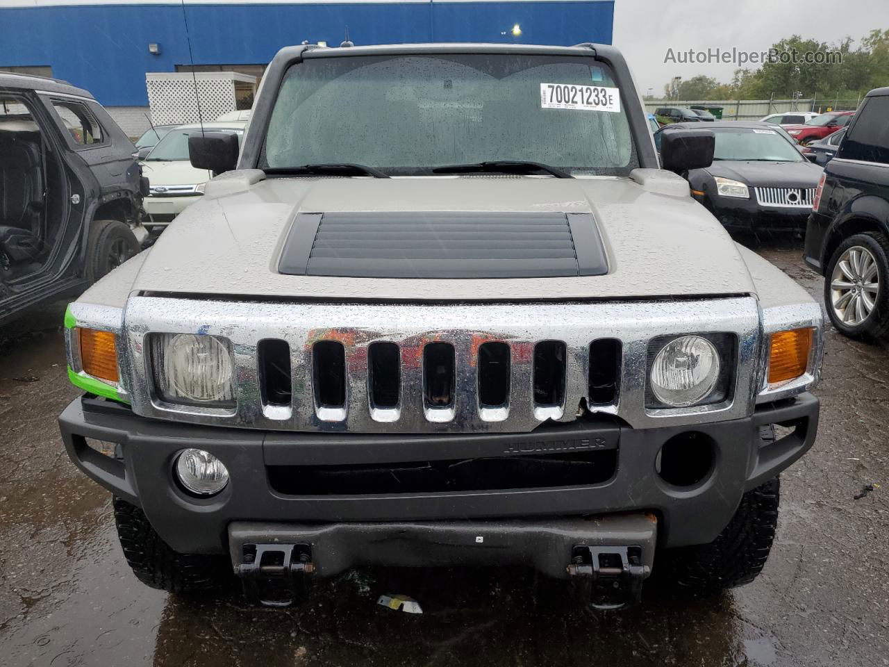 2007 Hummer H3  Silver vin: 5GTDN13E278207106