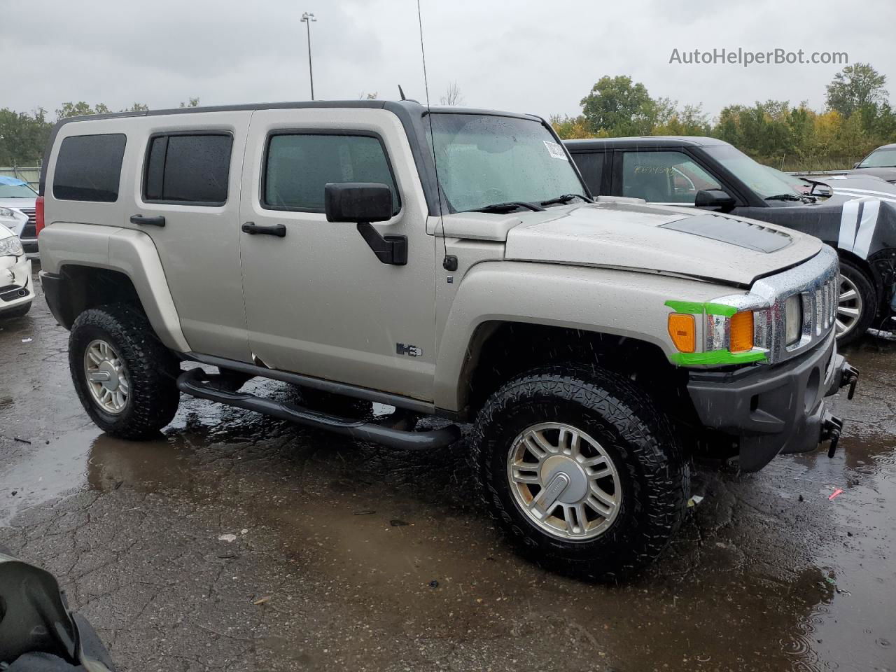 2007 Hummer H3  Silver vin: 5GTDN13E278207106