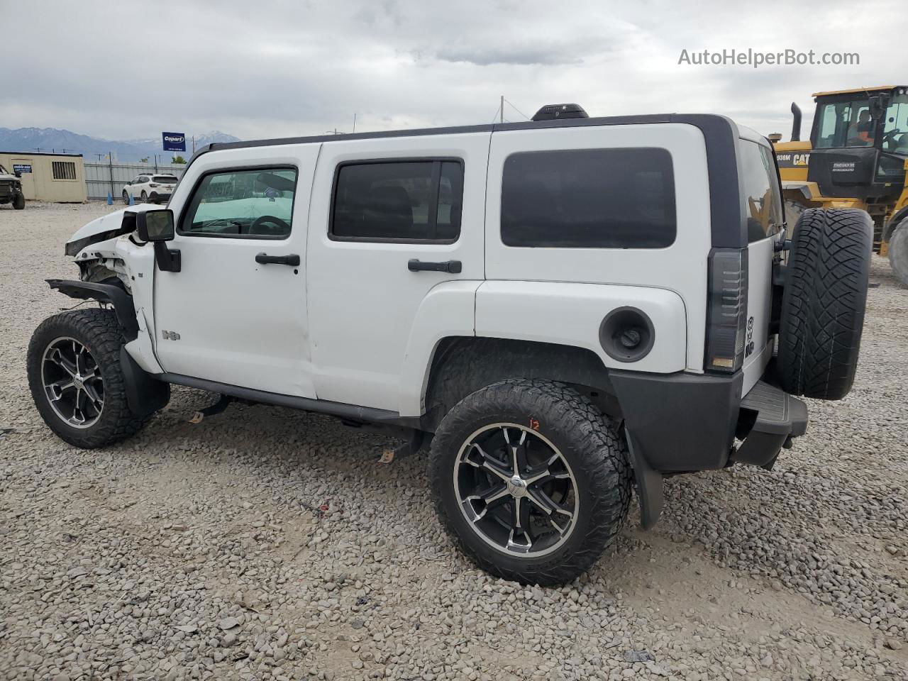 2007 Hummer H3  White vin: 5GTDN13E278219756