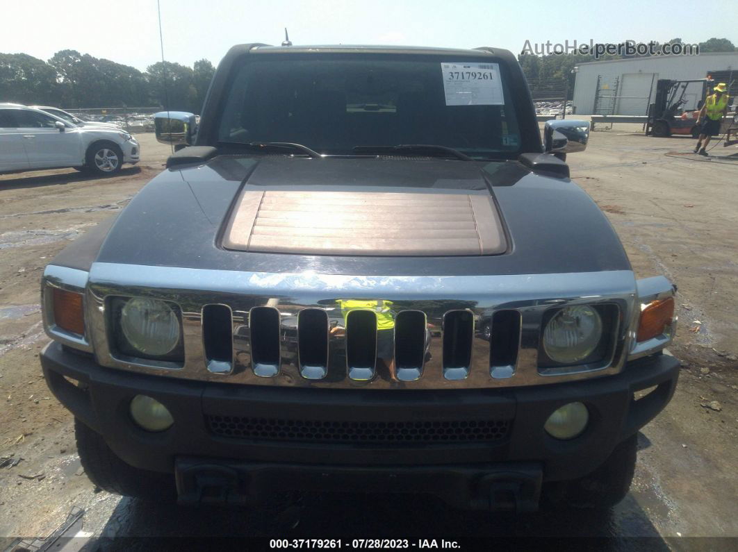 2007 Hummer H3 Suv Black vin: 5GTDN13E278229638