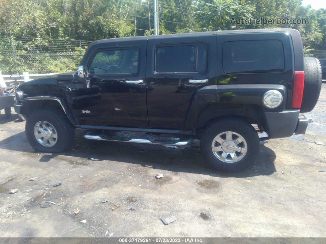 2007 Hummer H3 Suv Black vin: 5GTDN13E278229638