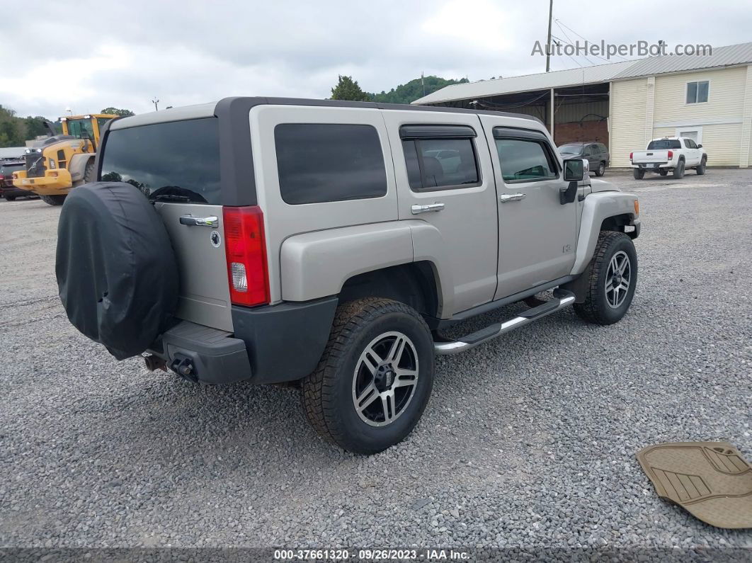 2007 Hummer H3 Suv Pewter vin: 5GTDN13E378112294