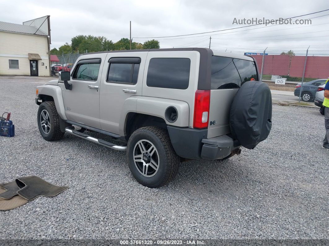 2007 Hummer H3 Suv Pewter vin: 5GTDN13E378112294