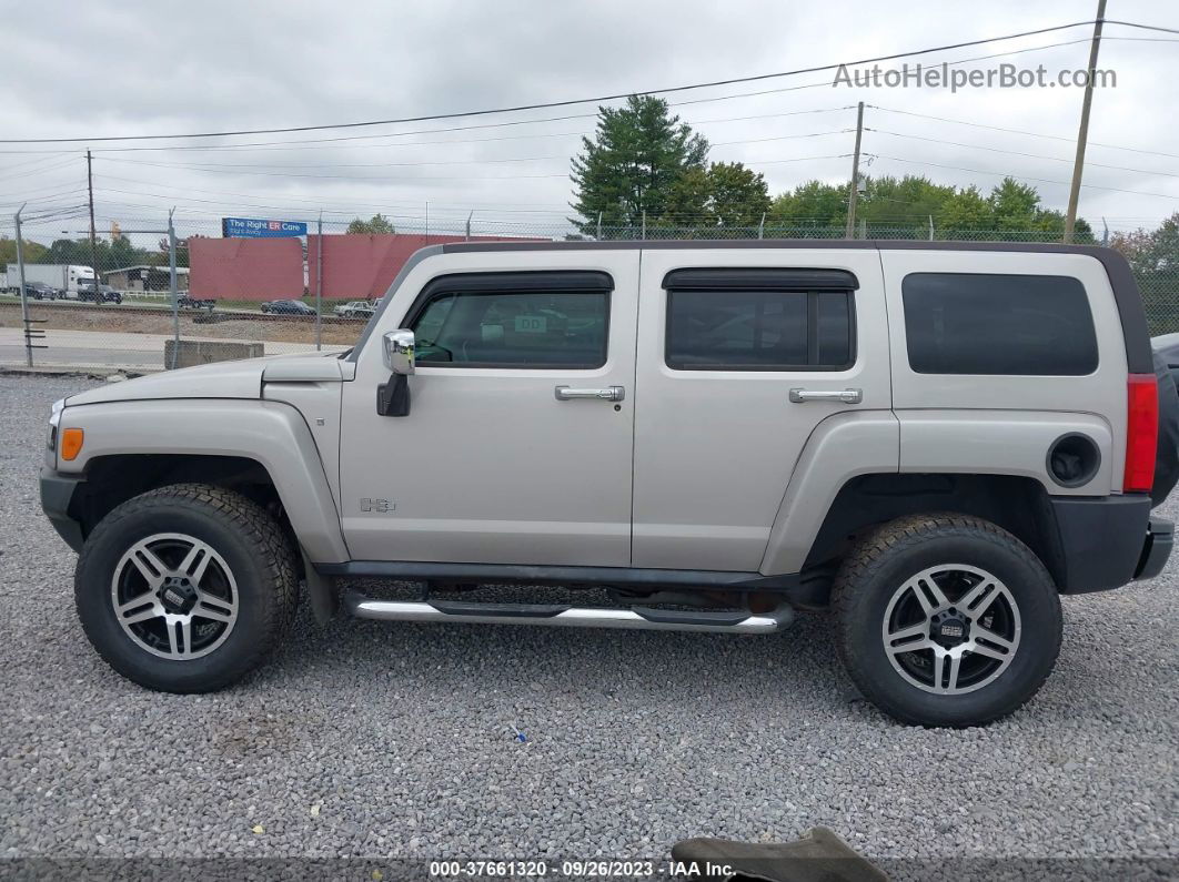 2007 Hummer H3 Suv Pewter vin: 5GTDN13E378112294