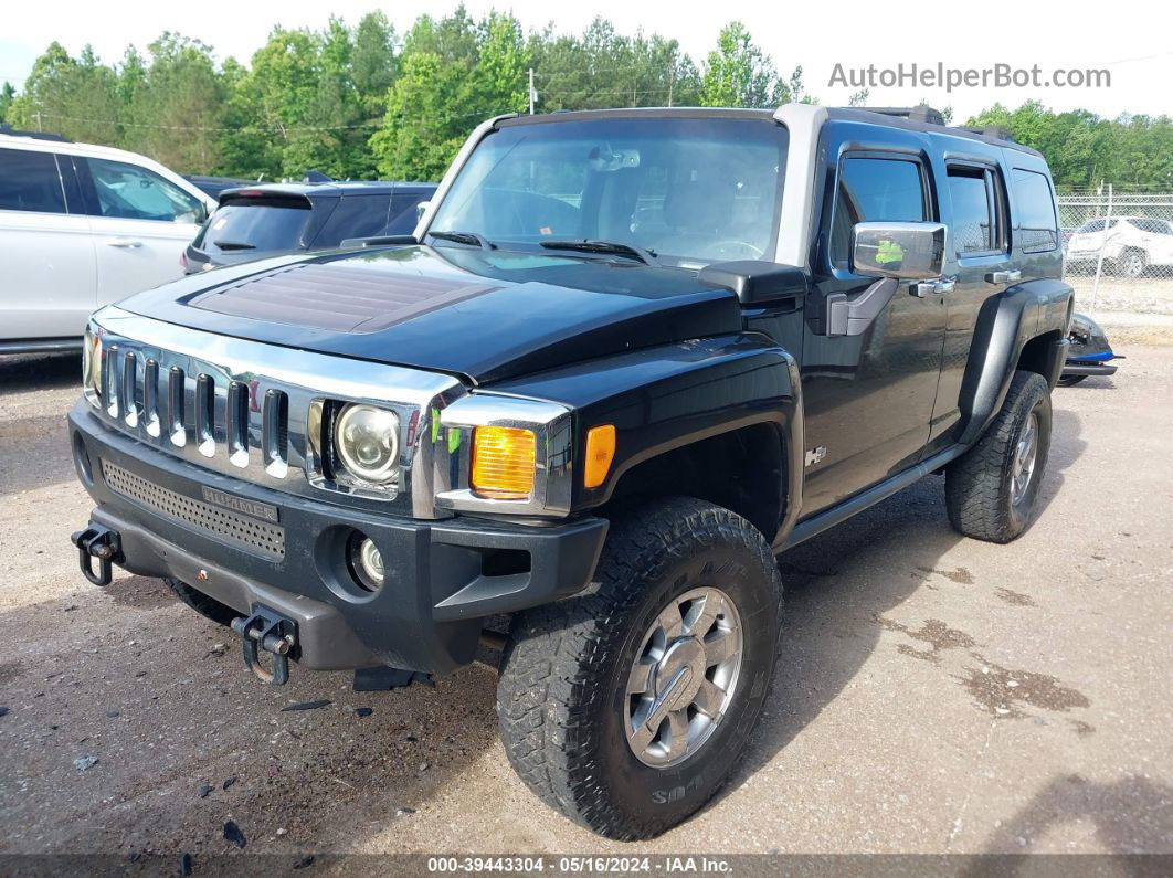 2007 Hummer H3 Suv   Black vin: 5GTDN13E378131024