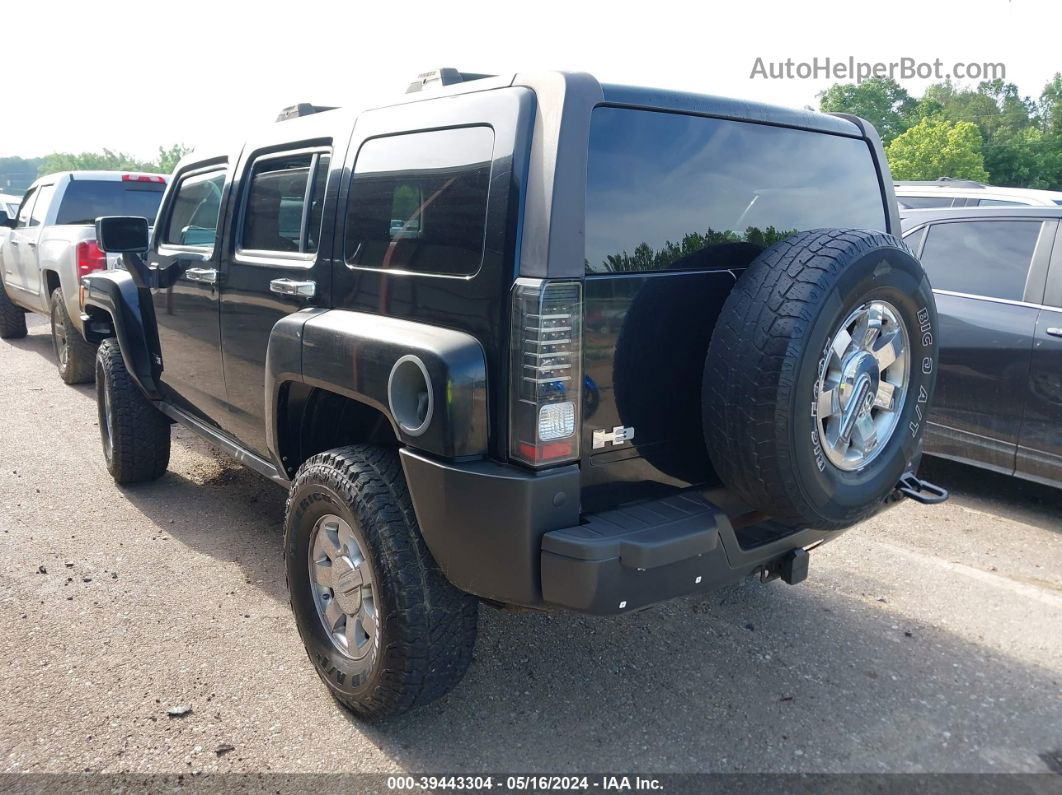 2007 Hummer H3 Suv   Black vin: 5GTDN13E378131024