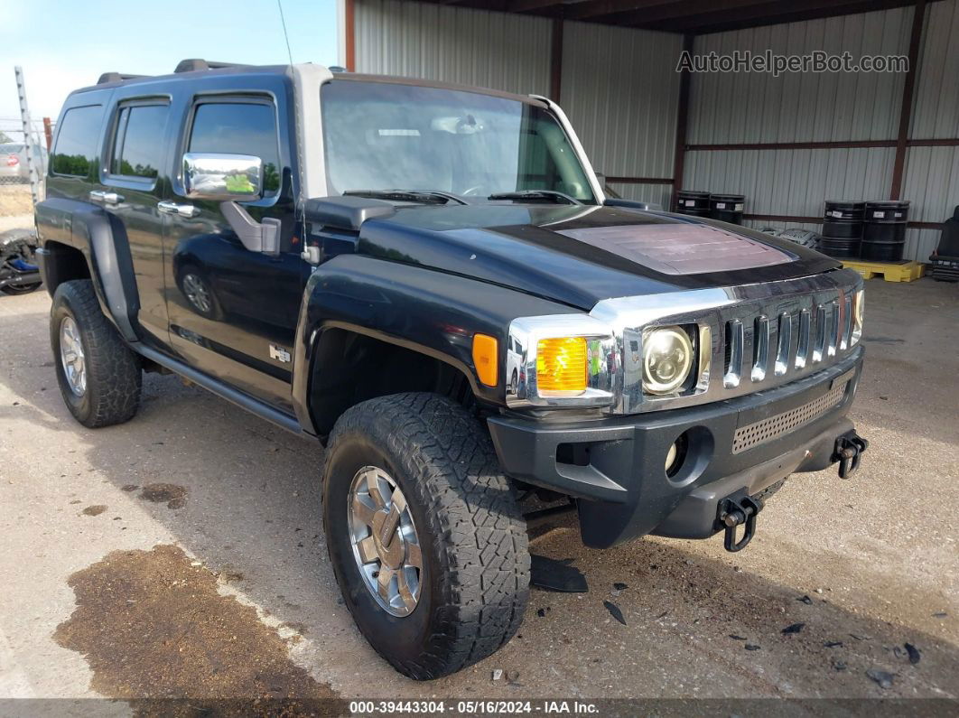 2007 Hummer H3 Suv   Black vin: 5GTDN13E378131024