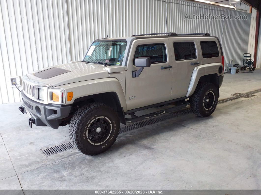 2007 Hummer H3 Suv Желто-коричневый vin: 5GTDN13E378211374