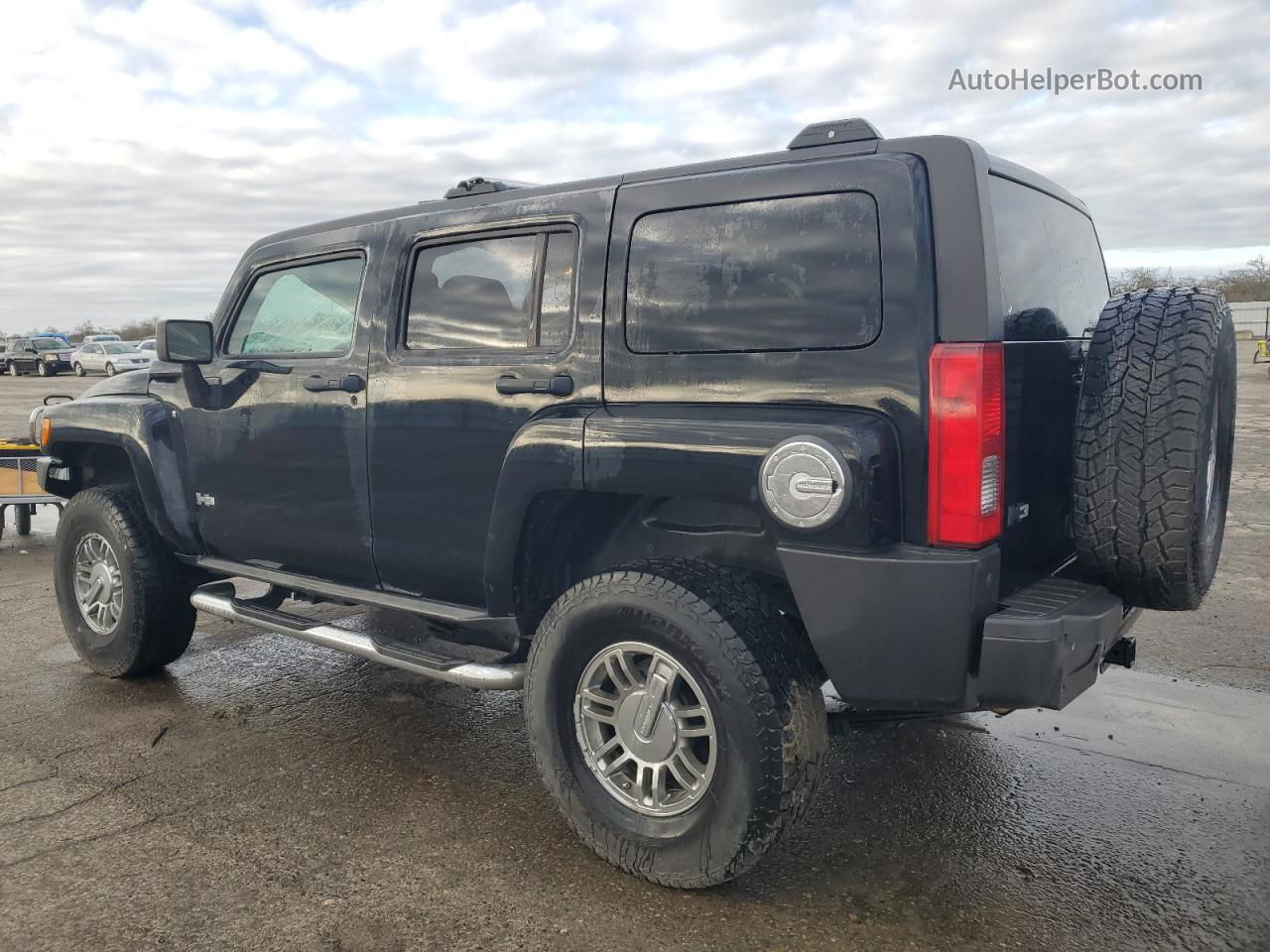 2007 Hummer H3  Black vin: 5GTDN13E378241684