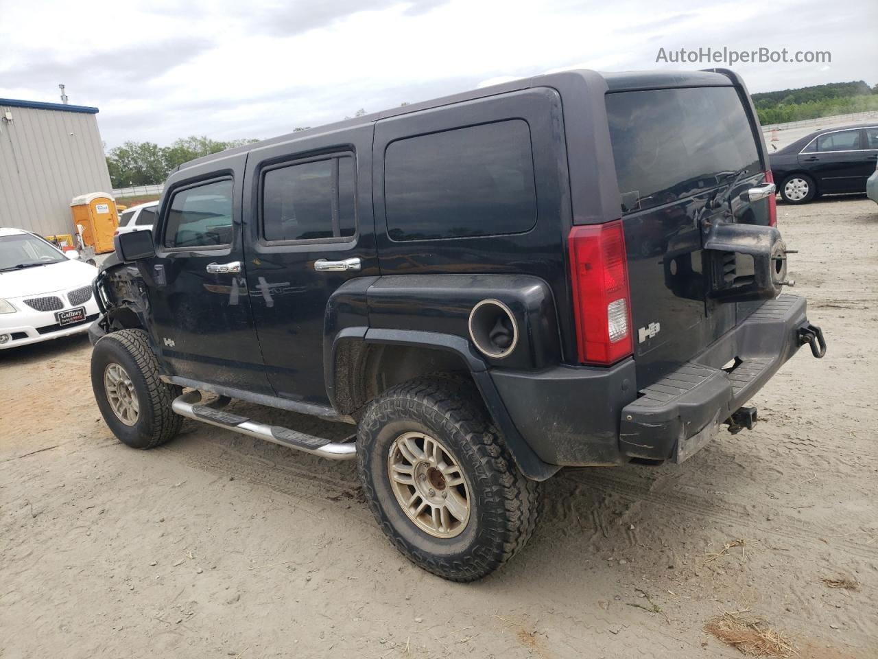 2007 Hummer H3  Черный vin: 5GTDN13E378248618