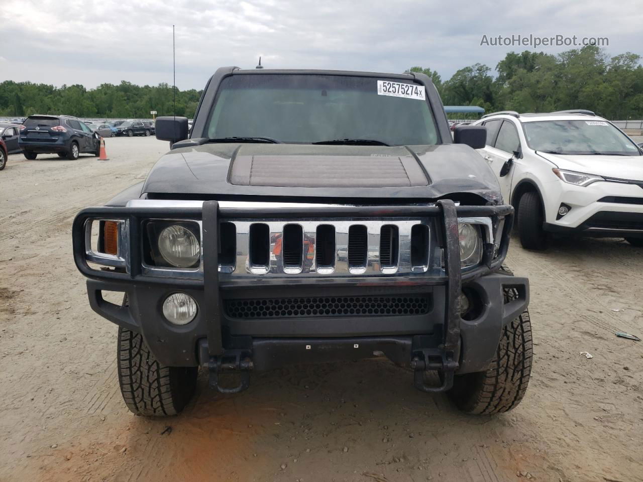 2007 Hummer H3  Черный vin: 5GTDN13E378248618