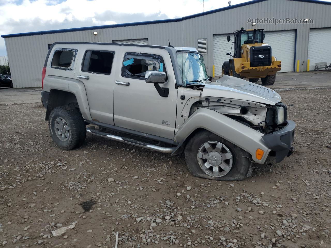 2007 Hummer H3  Gray vin: 5GTDN13E478122879