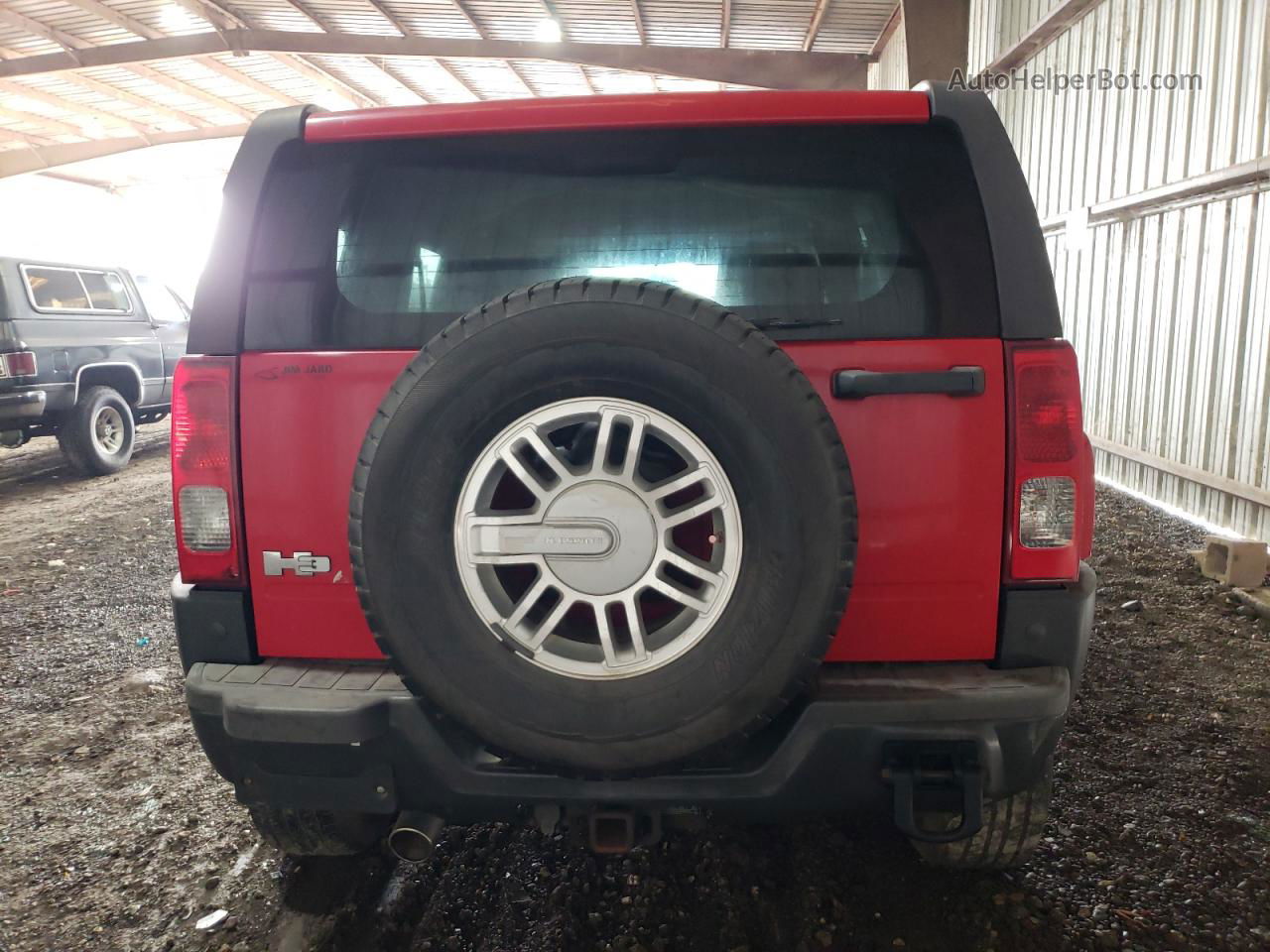 2007 Hummer H3  Red vin: 5GTDN13E478157793