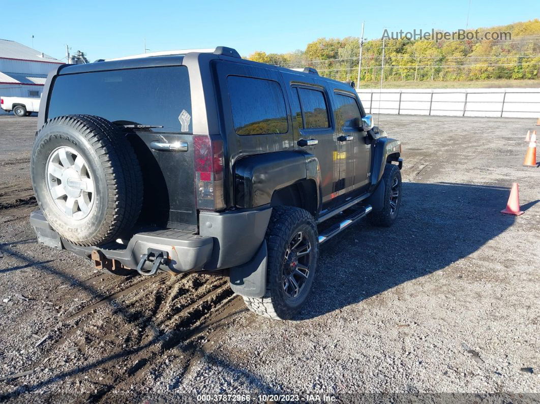 2007 Hummer H3 Suv Черный vin: 5GTDN13E478170754