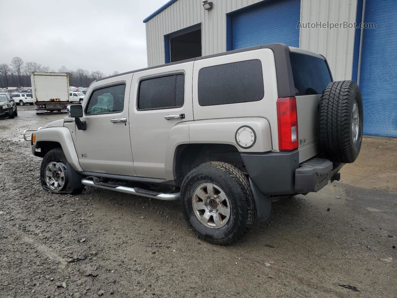 2007 Hummer H3  Серебряный vin: 5GTDN13E478197789