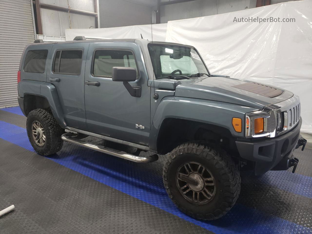 2007 Hummer H3  Синий vin: 5GTDN13E578144339