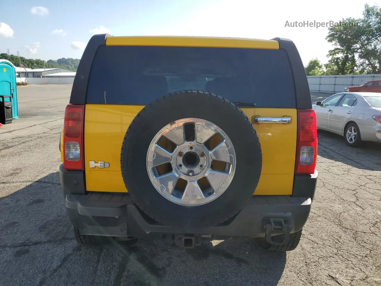 2007 Hummer H3  Yellow vin: 5GTDN13E578157172