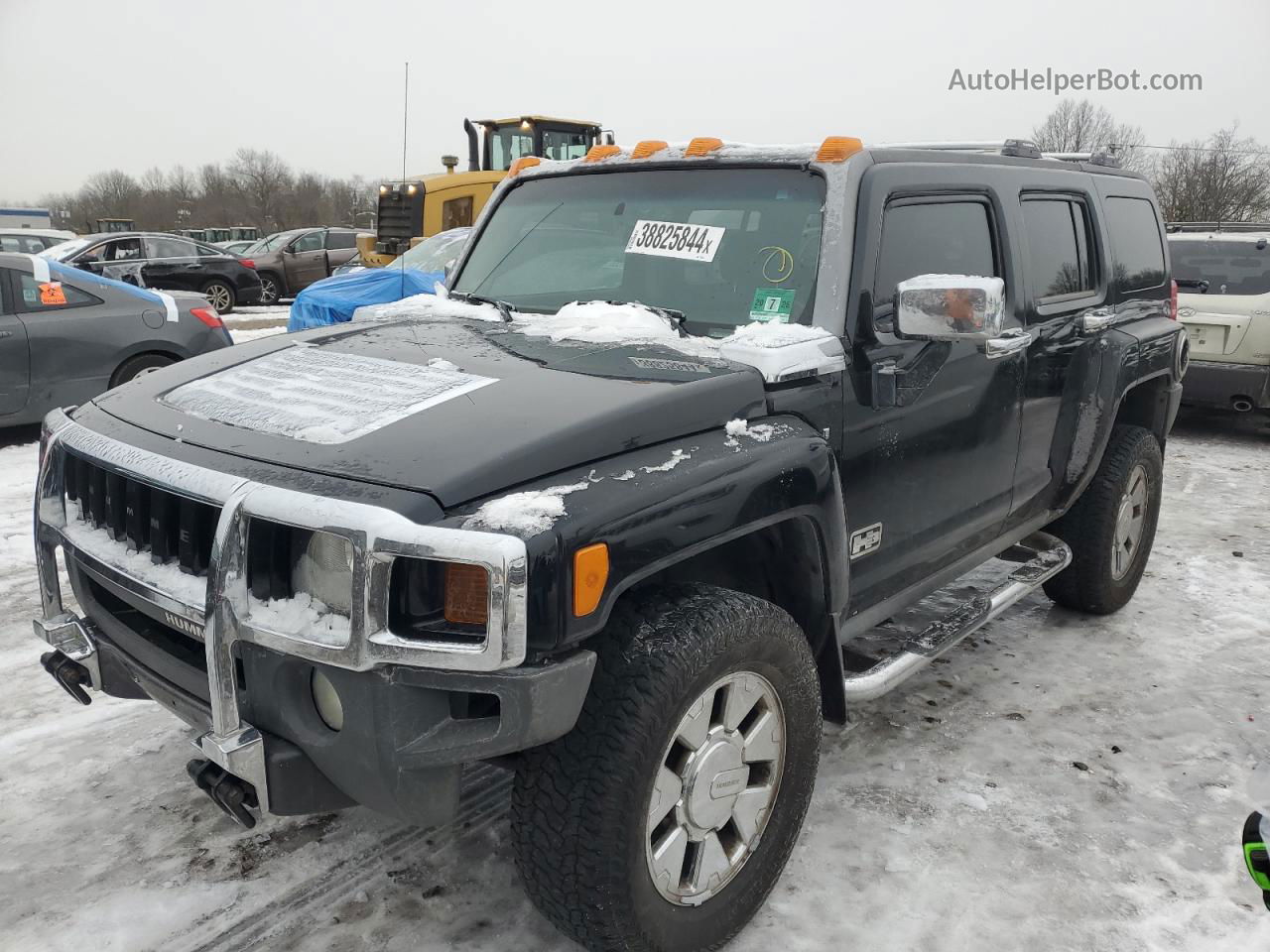 2007 Hummer H3  Black vin: 5GTDN13E578207584