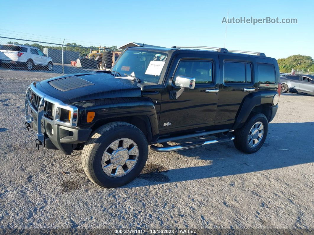 2007 Hummer H3 Suv Black vin: 5GTDN13E578210498