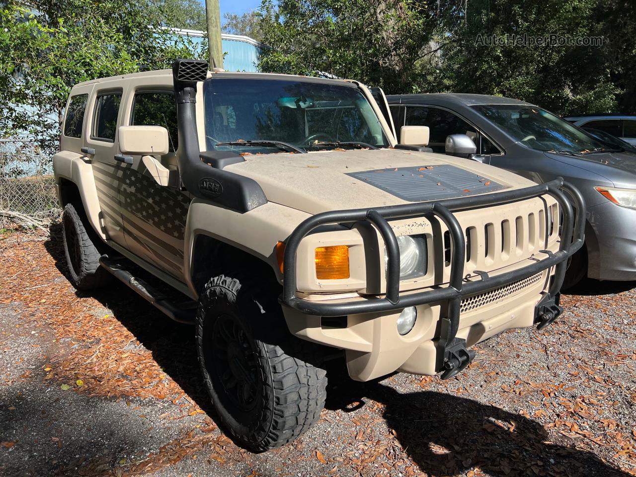 2007 Hummer H3  Желто-коричневый vin: 5GTDN13E578226863