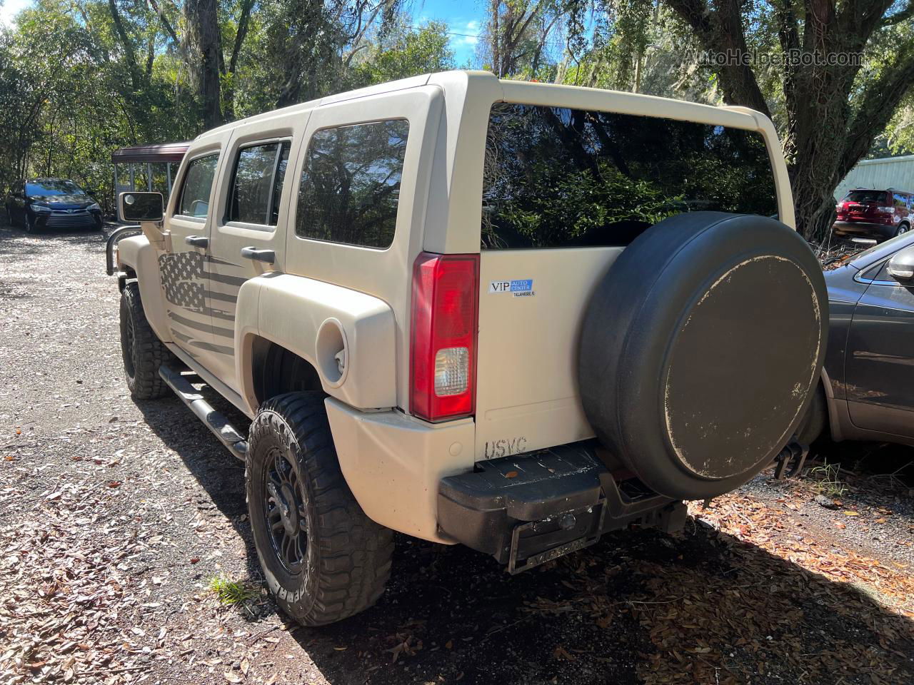 2007 Hummer H3  Tan vin: 5GTDN13E578226863