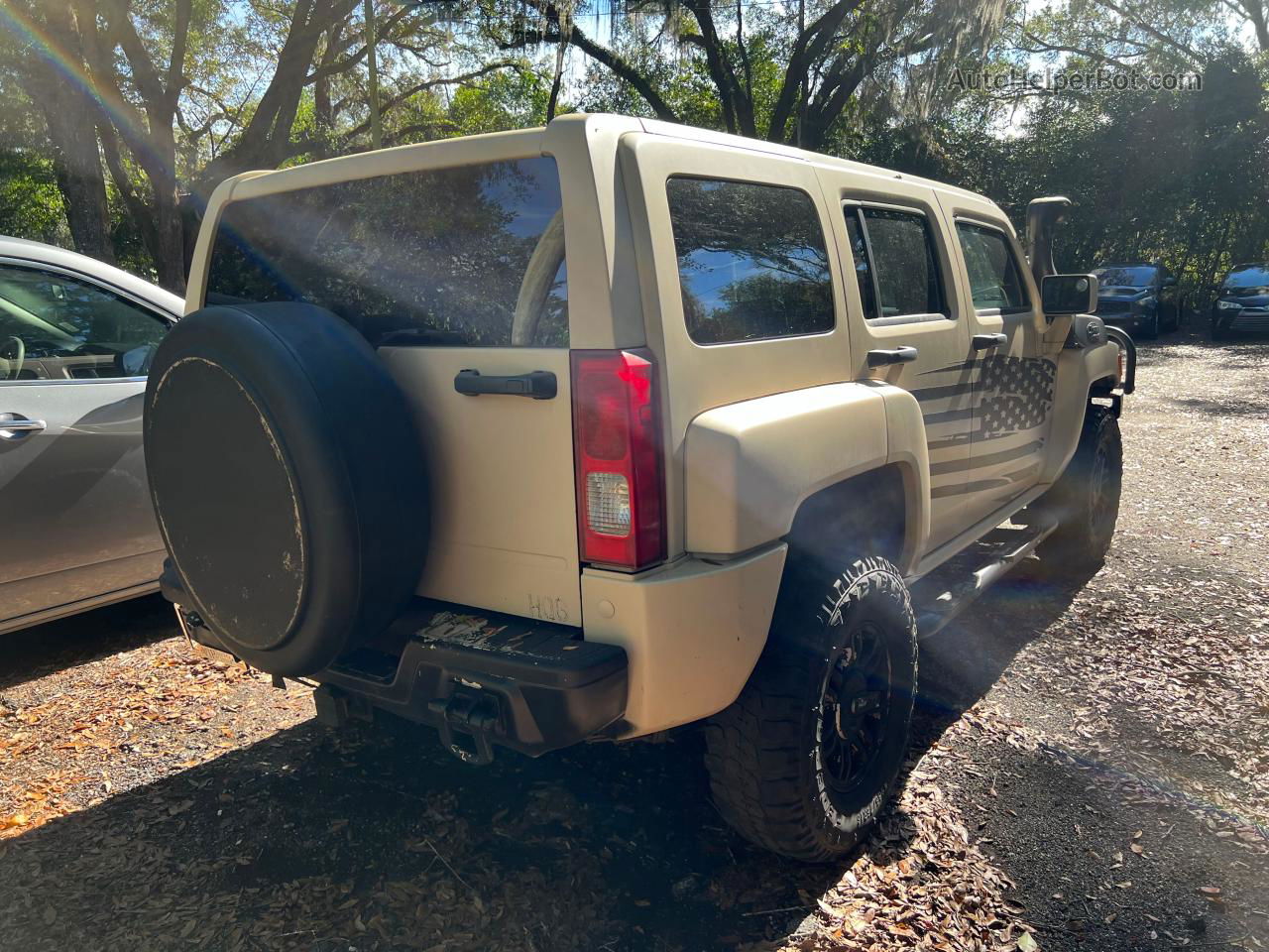 2007 Hummer H3  Tan vin: 5GTDN13E578226863