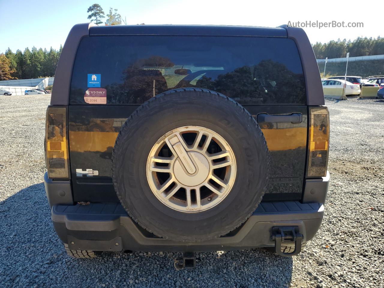 2007 Hummer H3  Black vin: 5GTDN13E578227723