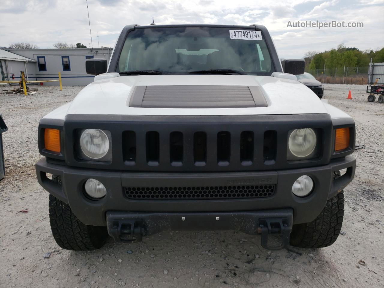 2007 Hummer H3  White vin: 5GTDN13E578246031