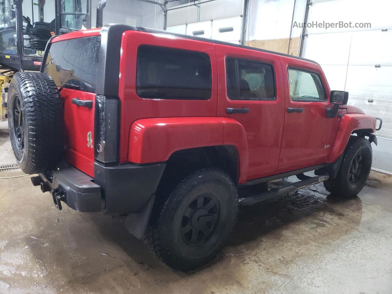 2007 Hummer H3  Красный vin: 5GTDN13E578246871