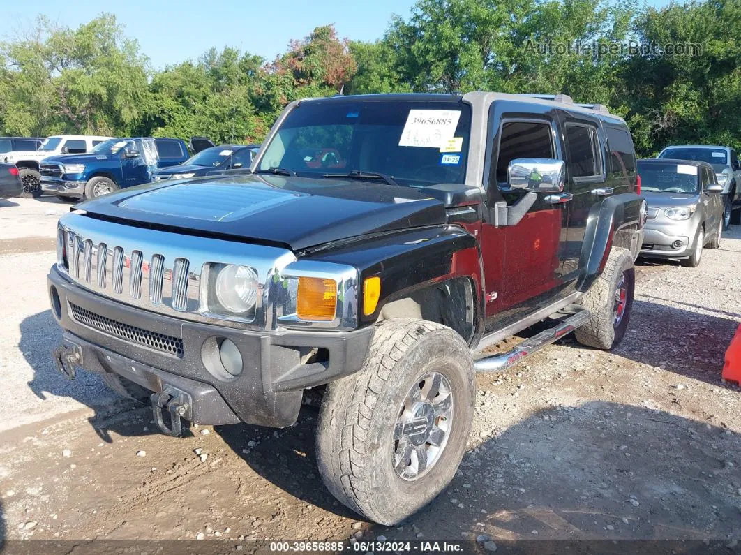 2007 Hummer H3 Suv   Black vin: 5GTDN13E578255327