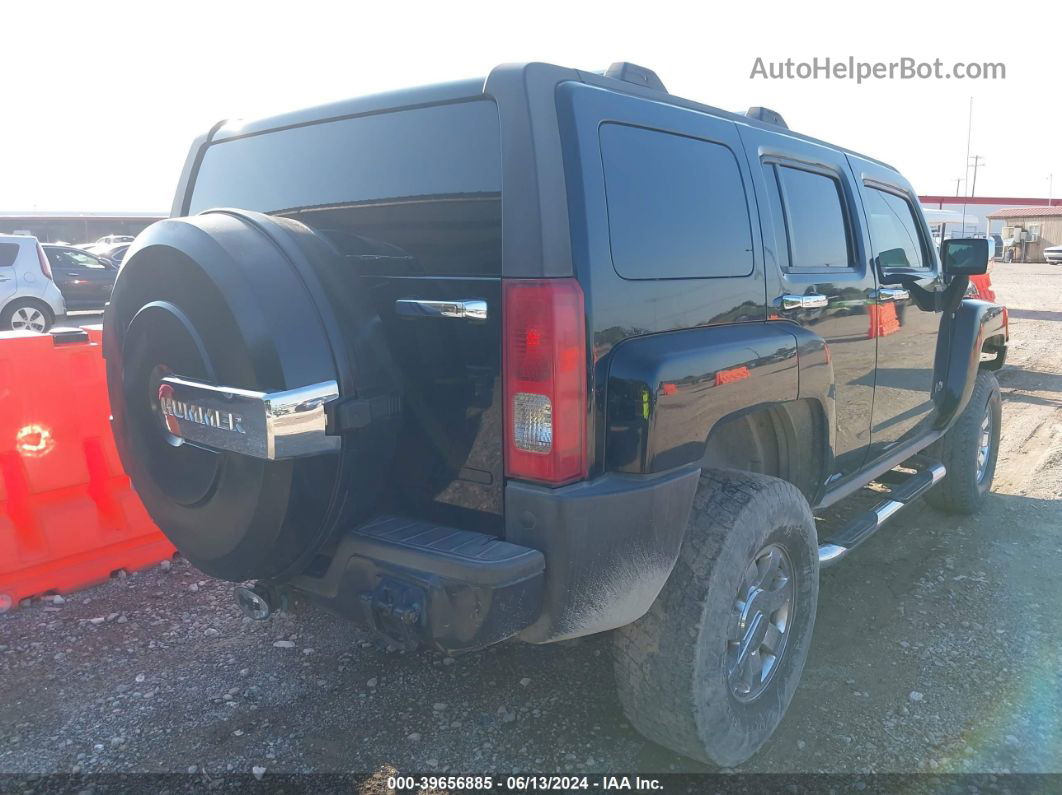 2007 Hummer H3 Suv   Black vin: 5GTDN13E578255327