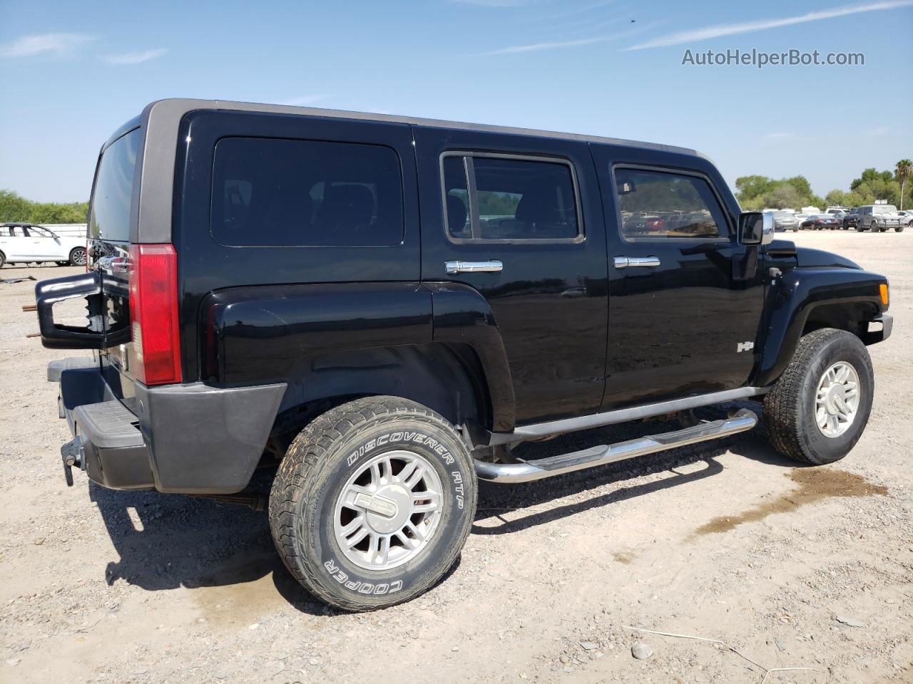 2007 Hummer H3  Black vin: 5GTDN13E578255439