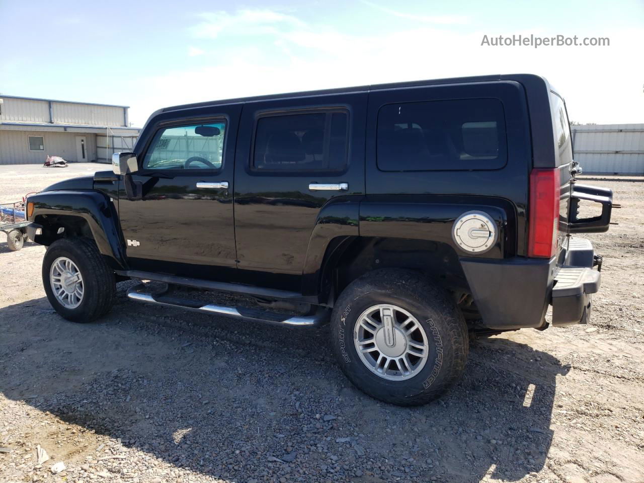 2007 Hummer H3  Black vin: 5GTDN13E578255439