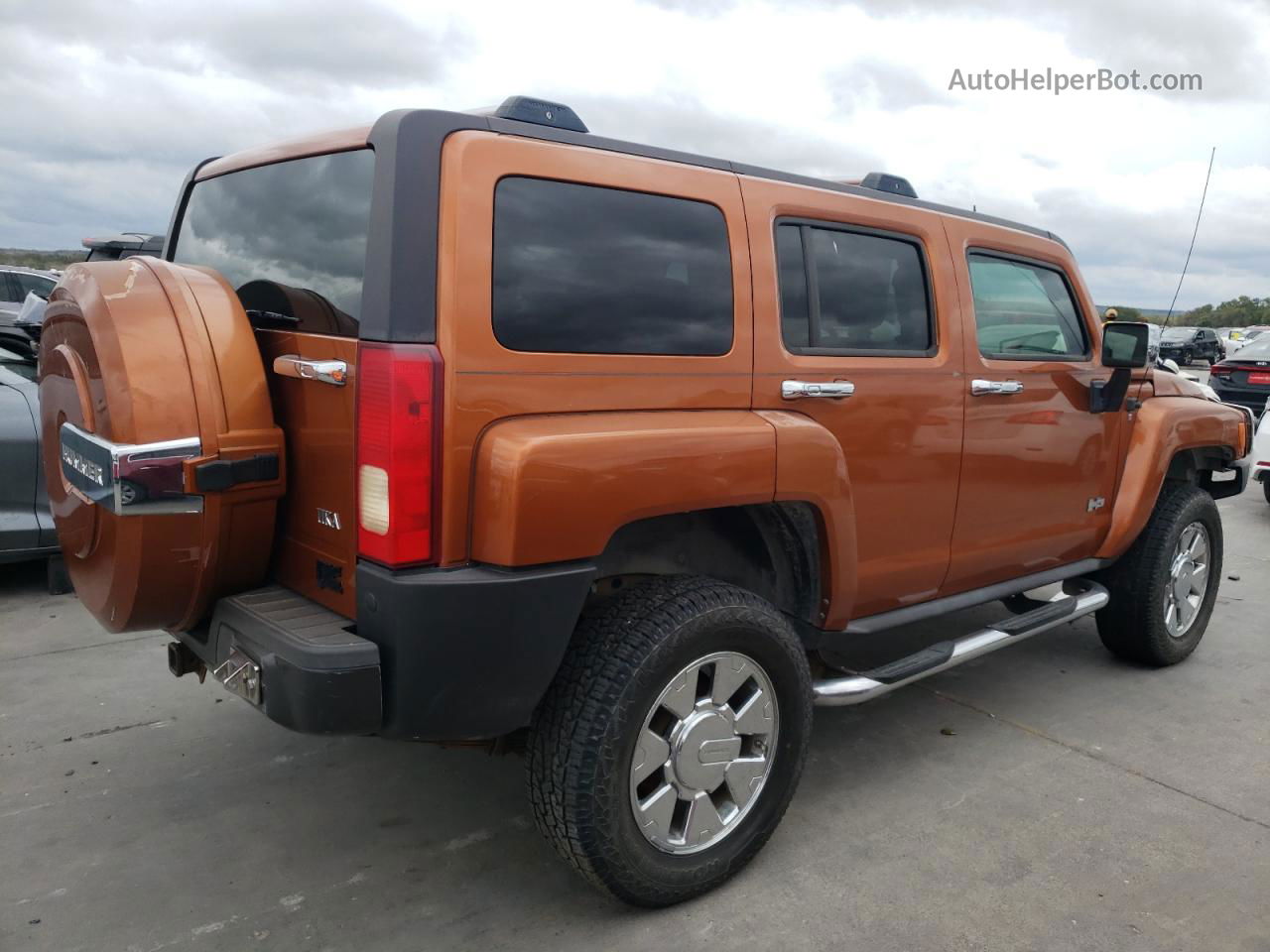 2007 Hummer H3  Orange vin: 5GTDN13E678107221