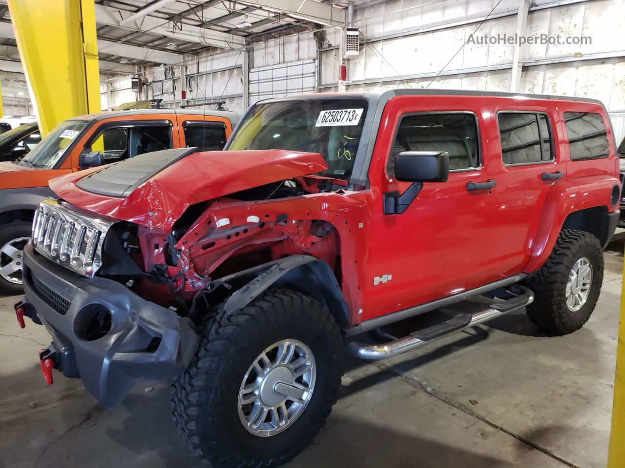 2007 Hummer H3  Red vin: 5GTDN13E678108241