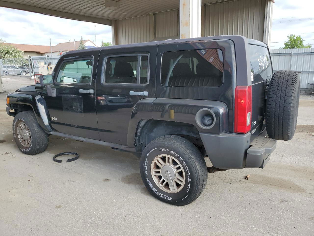 2007 Hummer H3  Black vin: 5GTDN13E678148867