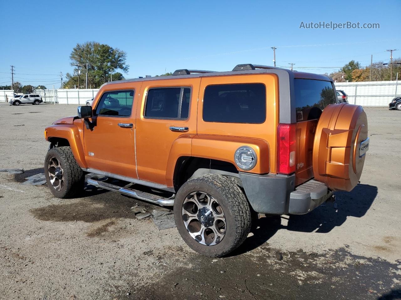 2007 Hummer H3  Orange vin: 5GTDN13E678158248