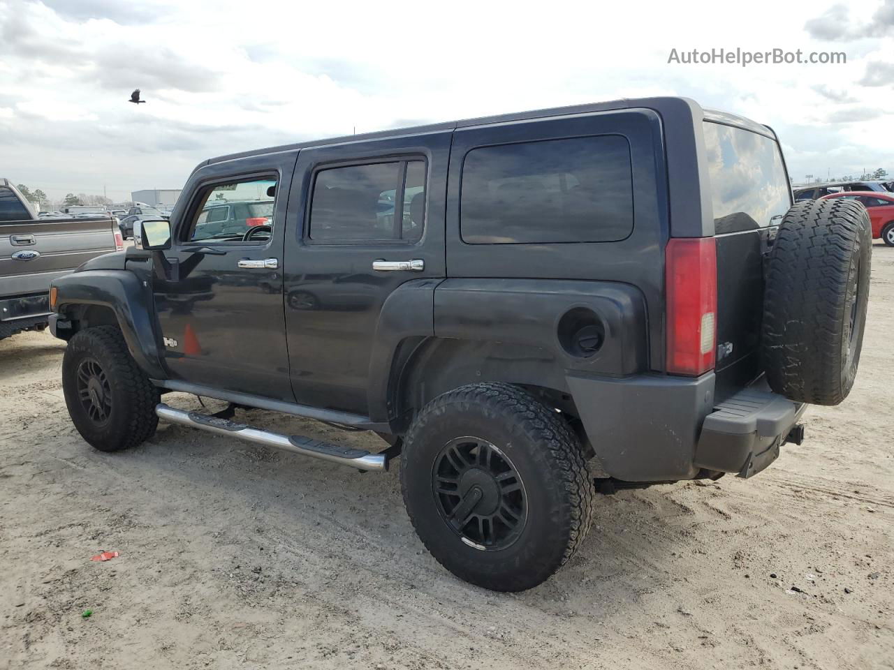 2007 Hummer H3  Black vin: 5GTDN13E678178645