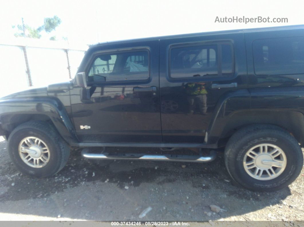 2007 Hummer H3 Suv Black vin: 5GTDN13E678178919