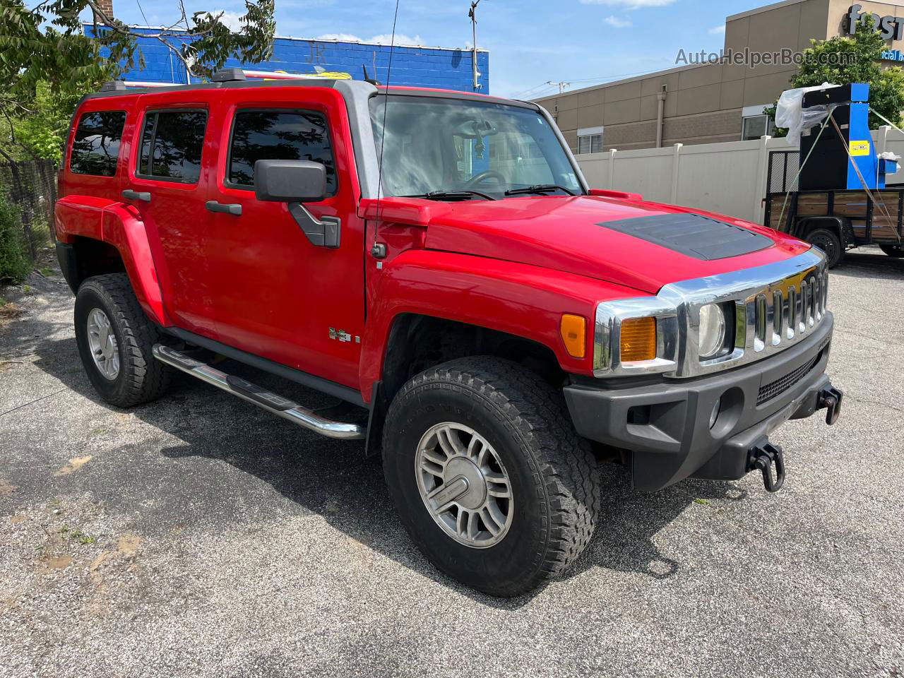 2007 Hummer H3  Красный vin: 5GTDN13E678182338