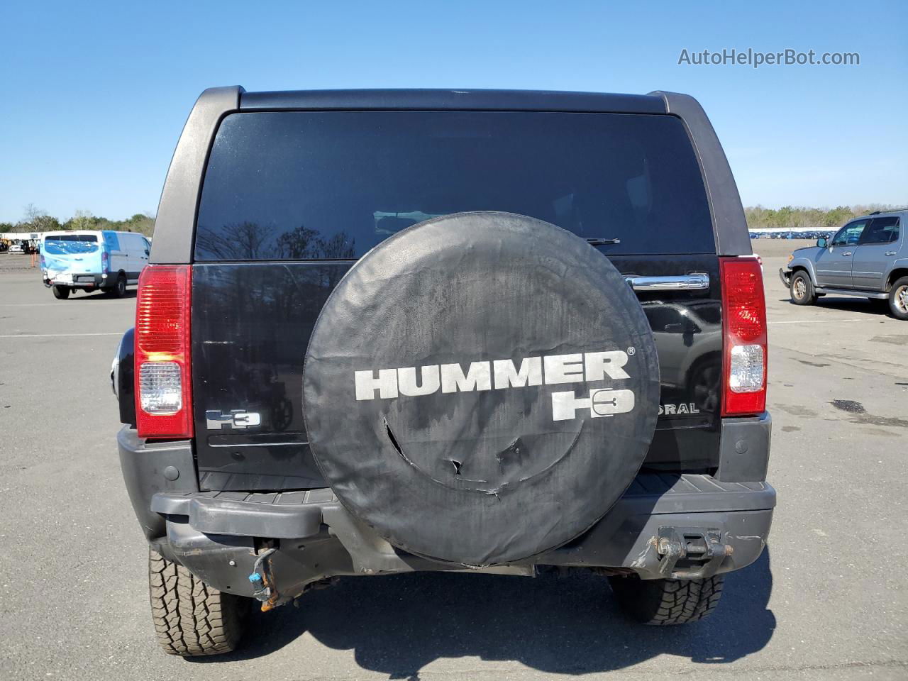 2007 Hummer H3  Черный vin: 5GTDN13E678189032