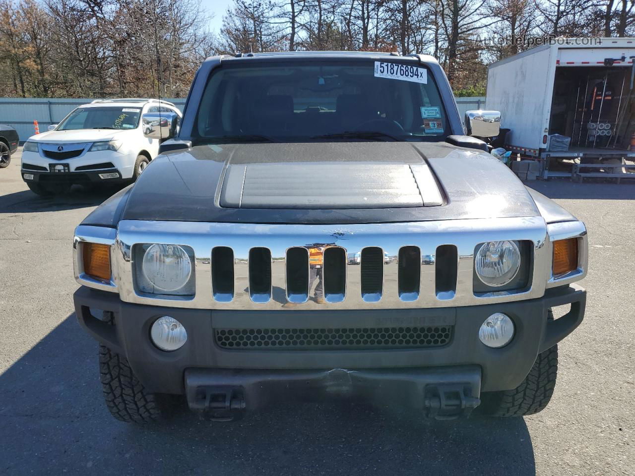 2007 Hummer H3  Black vin: 5GTDN13E678189032